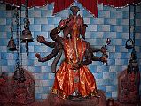 Kathmandu Patan Durbar Square 27 Six Armed Ganesh Statue In Mani Ganesh Temple